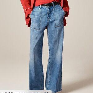 J. Crew Camp Pocket Wide Leg Jean